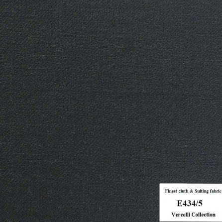 E434/5 Vercelli CXM - Vải Suit 95% Wool - Xanh Dương Trơn